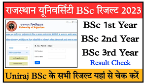 Uniraj BSc 1st Year Result 2023 Direct Link BSc 1st Year Name Wise ...